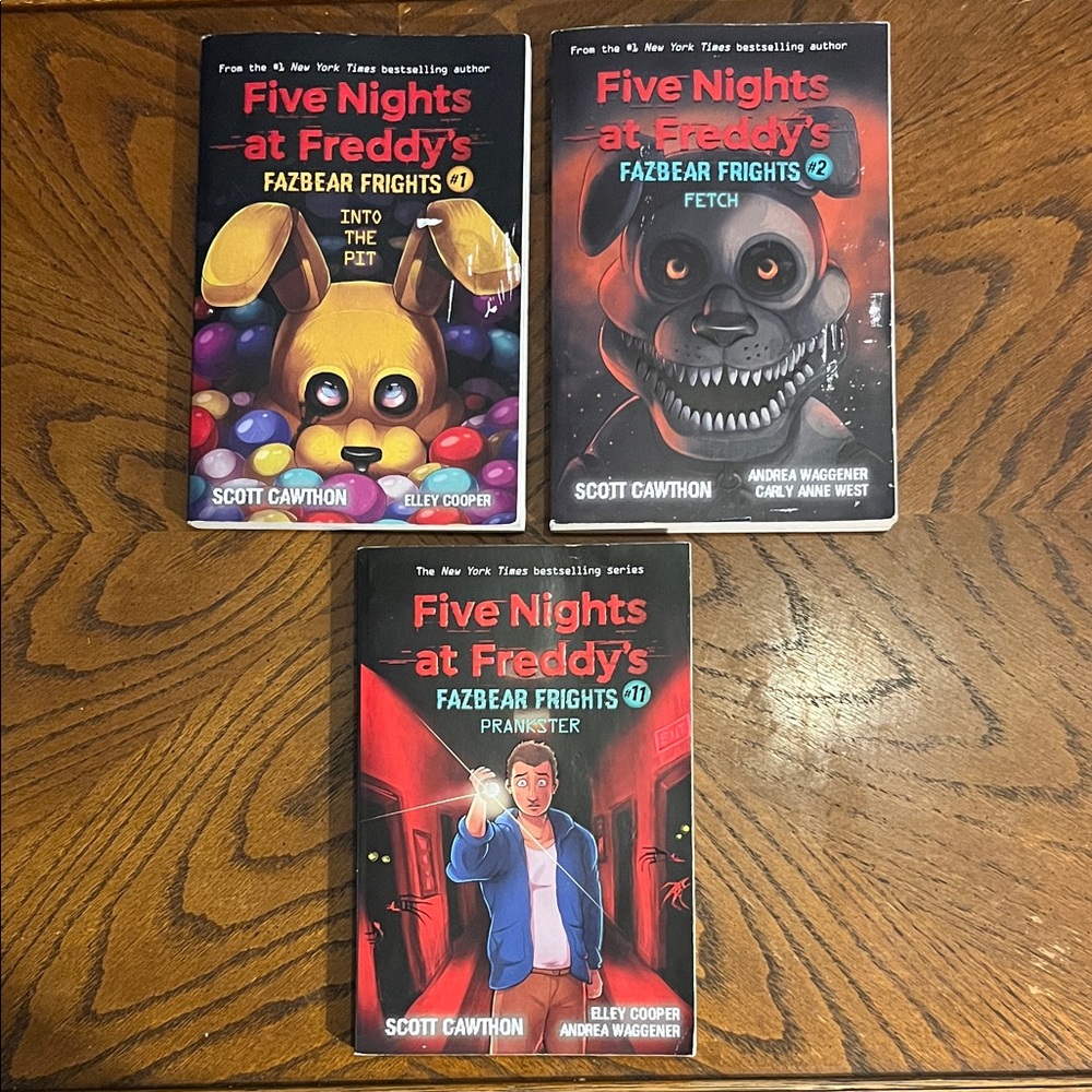 Five Nights at Freddy's kids books | set of 3 Fazbear Frights novels